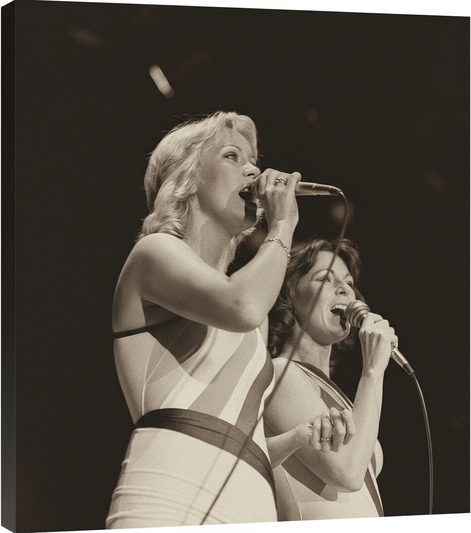 Abba op prachtig Canvas