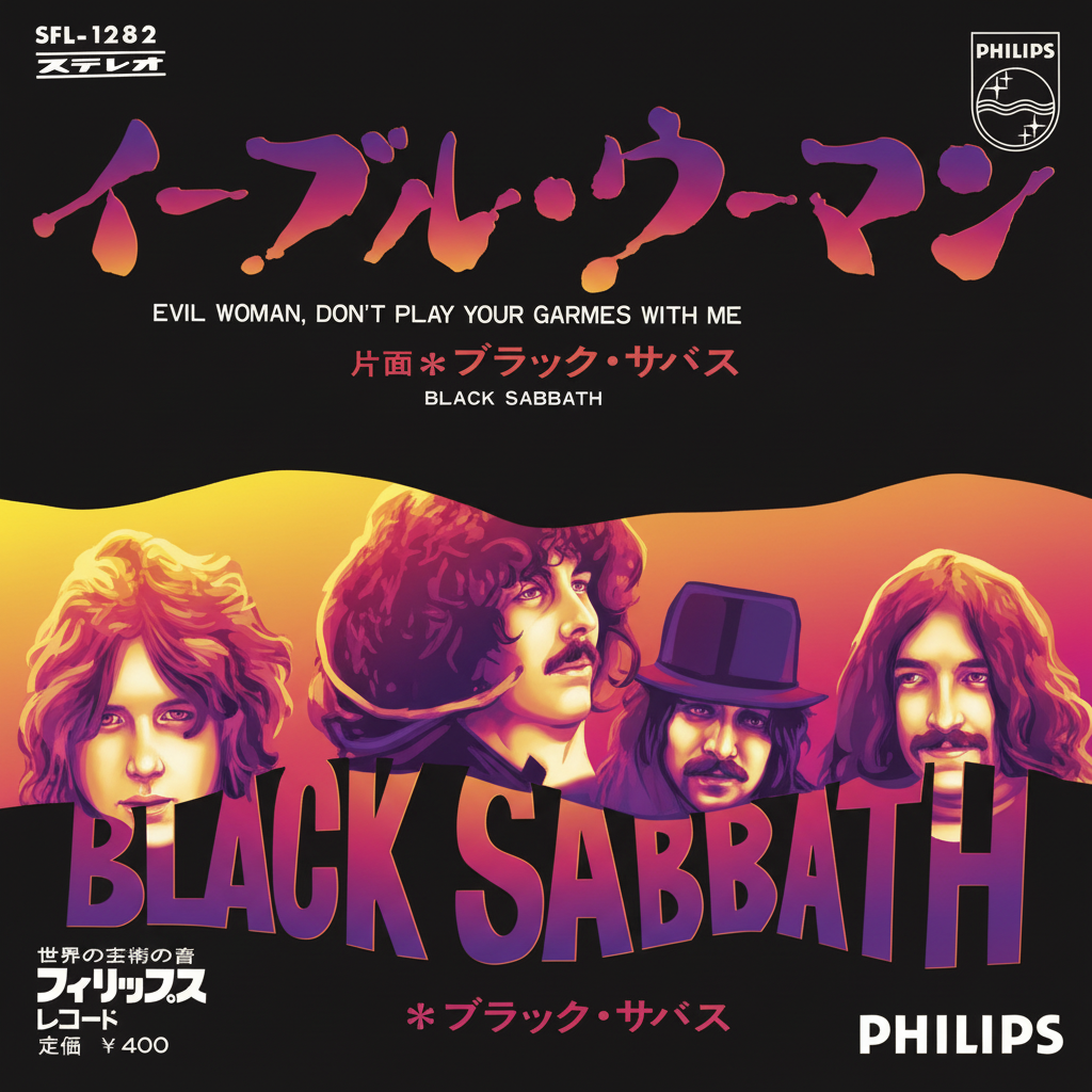 Evil Woman, Don't Play Your Garmes With Me / Black Sabbath