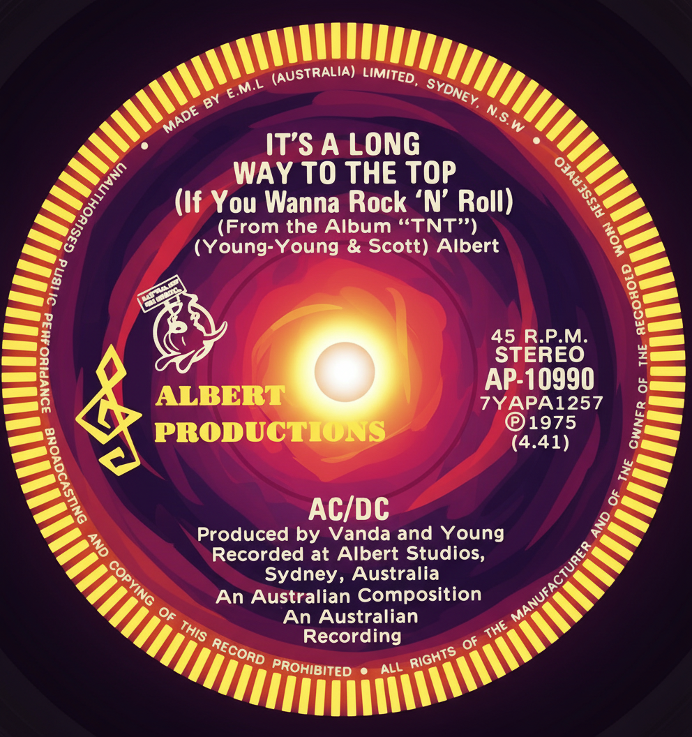 It's A Long Way To The Top (If You Wanna Rock 'N' Roll) / Can I Sit Next To You Girl