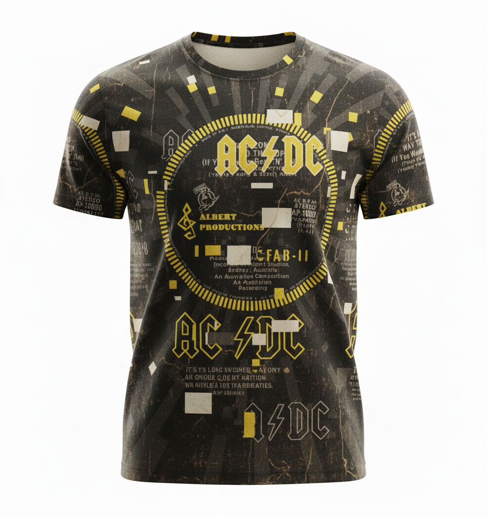 It's A Long Way To The Top (If You Wanna Rock 'N' Roll) / Can I Sit Next To You Girl T-Shirt - AC/DC