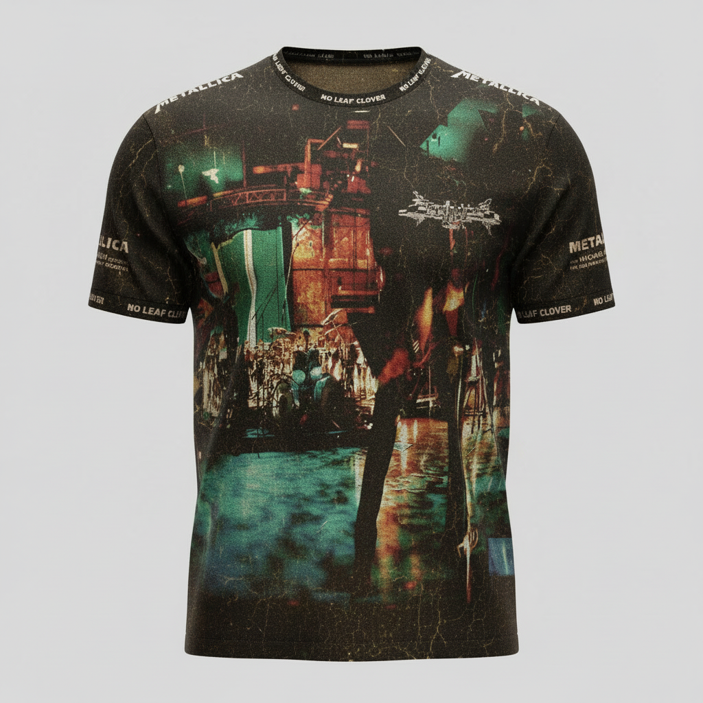 No Leaf Clover T-Shirt - Metallica