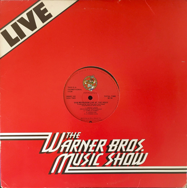 Van Morrison - Live At The Roxy Album Cover [Metaalprint]