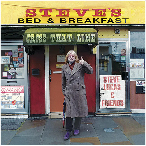 Steve Lucas (3) - Cross That Line Album Cover [Metaalprint]