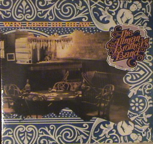 The Allman Brothers Band - Win, Lose Or Draw Album Cover [Metaalprint]