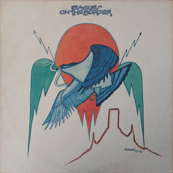 Eagles - On The Border Album Cover [Metaalprint]