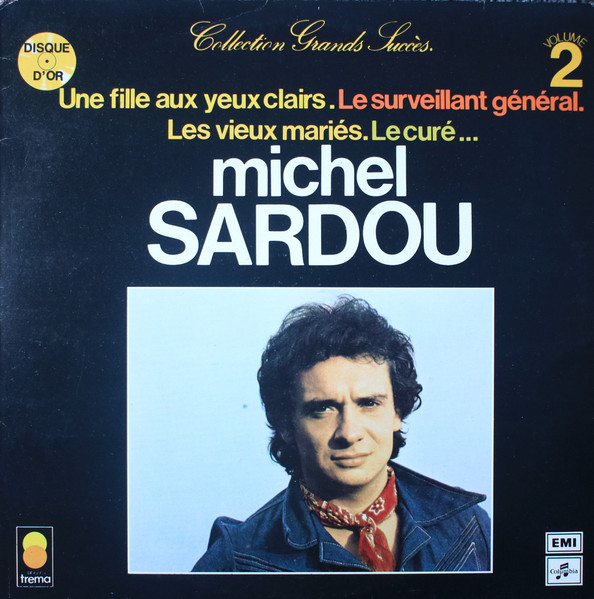 Michel Sardou - Collection Grands Succès Album Cover [Metaalprint]