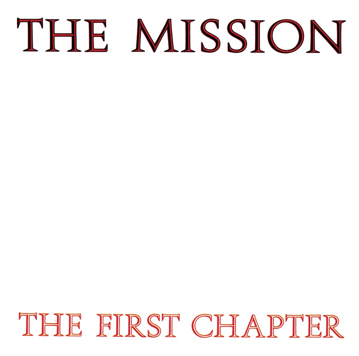 The Mission - The First Chapter Album Cover [Metaalprint]