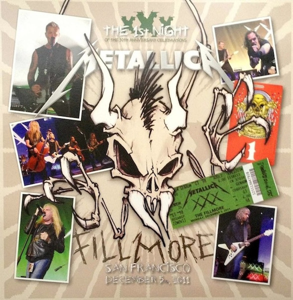 Metallica - San Francisco - December 5th 2011 Album Cover [Metaalprint]
