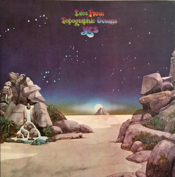 Yes - Tales From Topographic Oceans Album Cover [Metaalprint]