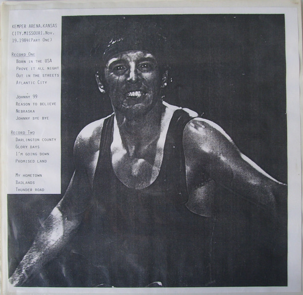 Bruce Springsteen - Kemper Arena, Kansas City, Missouri, Nov. 19. 1984 (Part One) Album Cover [Metaalprint]