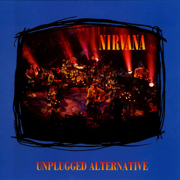 Nirvana - Unplugged Alternative Album Cover [Metaalprint]