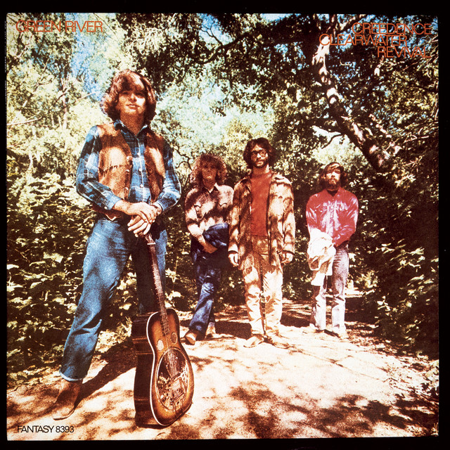 Creedence Clearwater Revival - Green River Album Cover [Metaalprint]