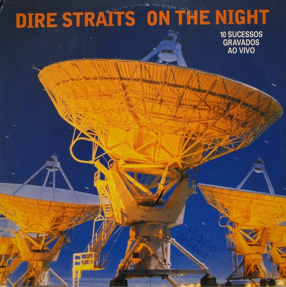 Dire Straits - On The Night Album Cover [Metaalprint]
