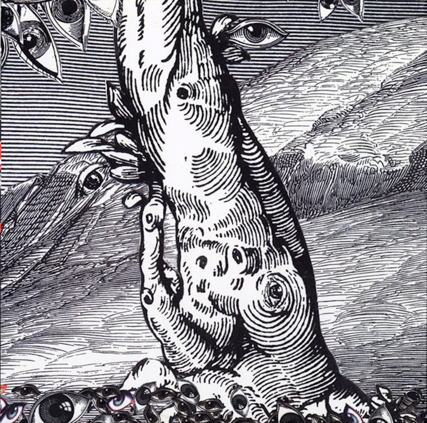 Edward Ka-Spel - O Darkness! O Darkness! Album Cover [Metaalprint]