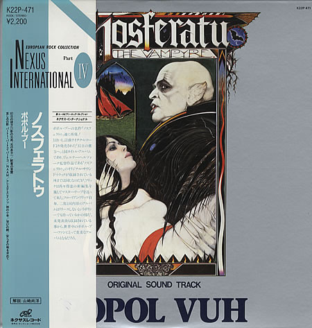 Popol Vuh - Nosferatu The Vampyre (Original Sound Track) Album Cover [Metaalprint]