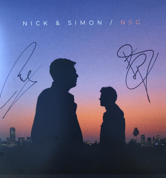 Nick & Simon - NSG Album Cover [Metaalprint]