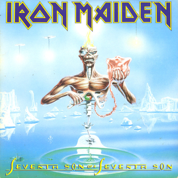 Iron Maiden - Seventh Son Of A Seventh Son Album Cover [Metaalprint]