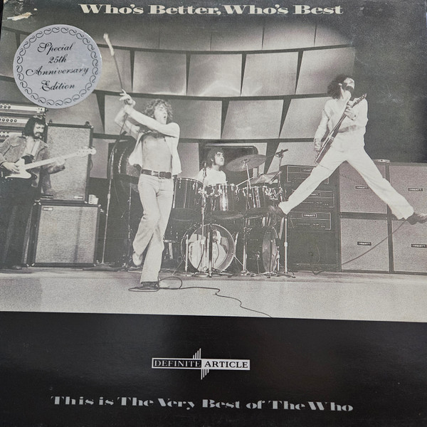 The Who - Who's Better, Who's Best Album Cover [Metaalprint]
