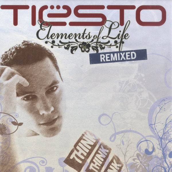 DJ Tiësto - Elements Of Life Remixed Album Cover [Metaalprint]