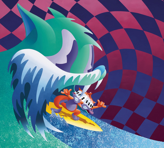 MGMT - Congratulations Album Cover [Metaalprint]