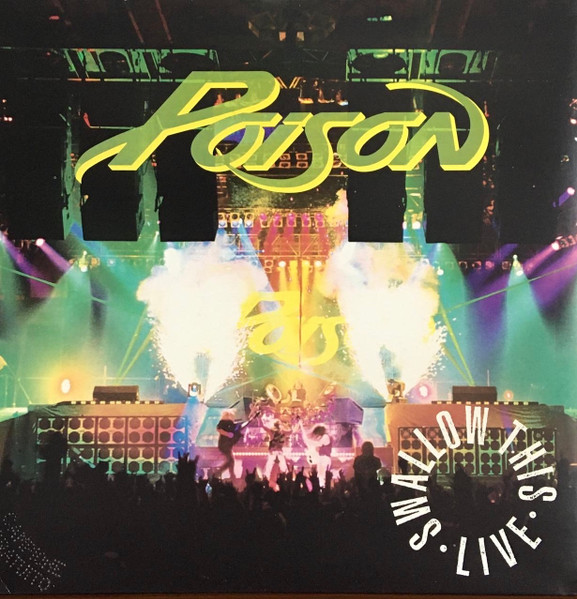 Poison (3) - Swallow This Live Album Cover [Metaalprint]