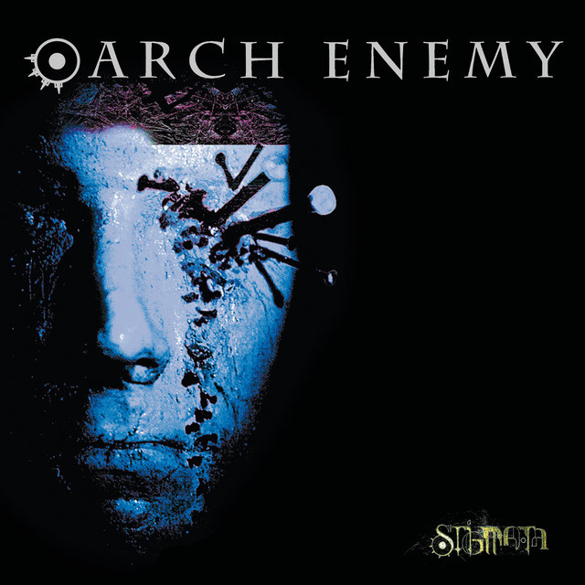 Arch Enemy - Black Earth Album Cover [Metaalprint]