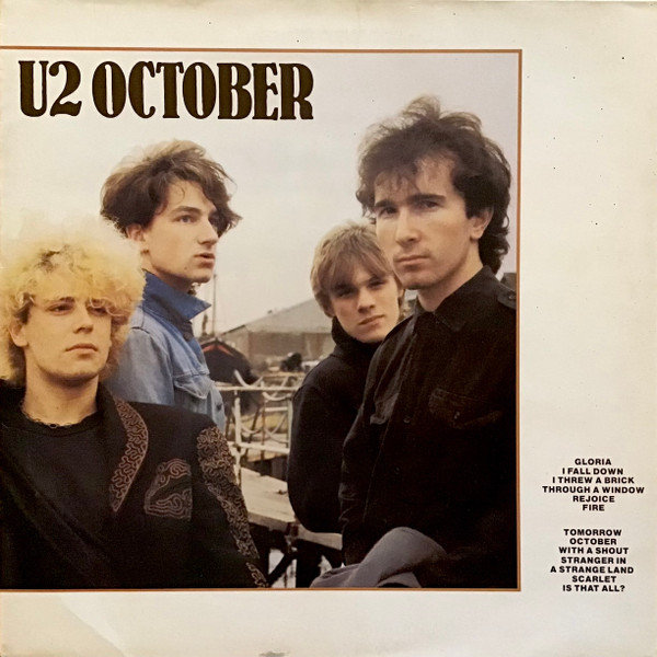 U2 - October Album Cover [Metaalprint]