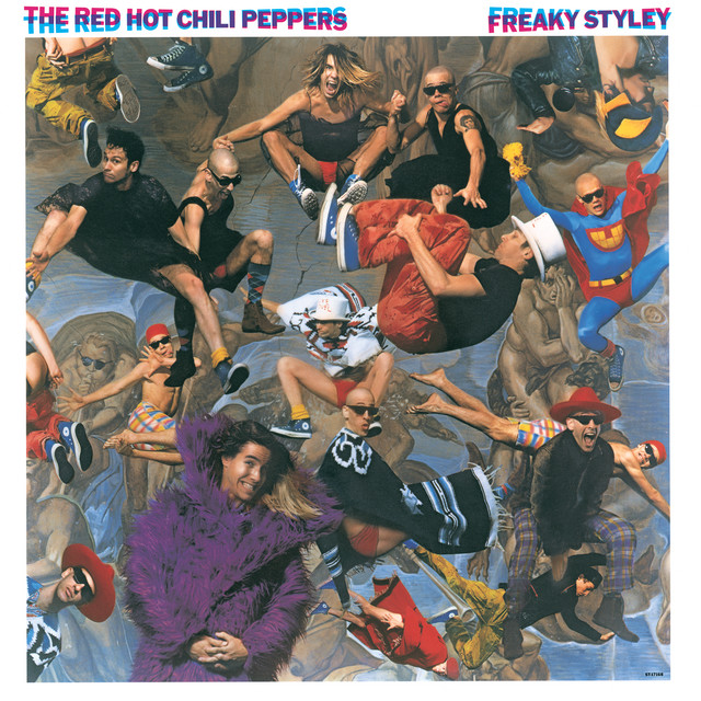 Red Hot Chili Peppers - Freaky Styley Album Cover [Metaalprint]