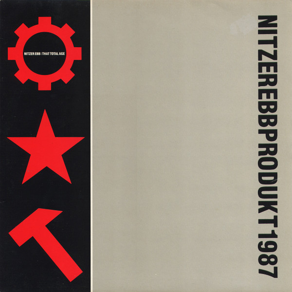 Nitzer Ebb - That Total Age Album Cover [Metaalprint]