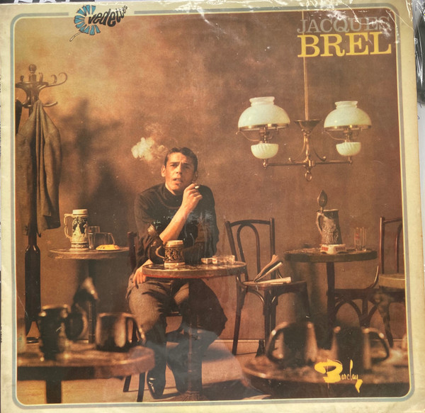 Jacques Brel - Jacques Brel Album Cover [Metaalprint]