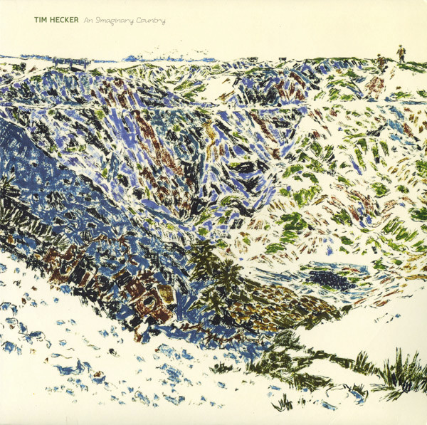 Tim Hecker - An Imaginary Country Album Cover [Metaalprint]