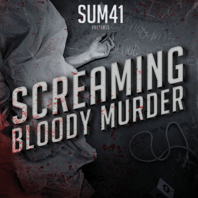 Sum 41 - Screaming Bloody Murder Album Cover [Metaalprint]