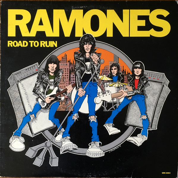 Ramones - Road To Ruin Album Cover [Metaalprint]