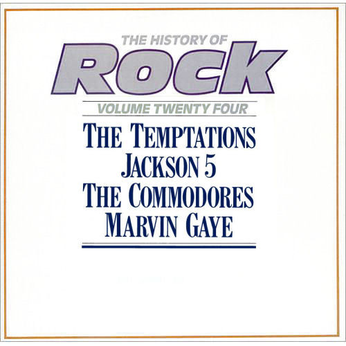 The Temptations, The Jackson 5, Commodores, Marvin Gaye - The History Of Rock (Volume Twenty Four) Album Cover [Metaalprint]