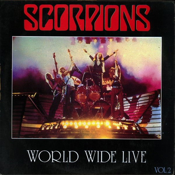Scorpions - World Wide Live Vol.2 Album Cover [Metaalprint]