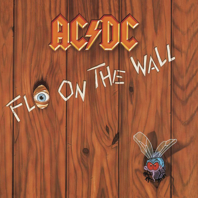 AC/DC - Fly On The Wall Album Cover [Metaalprint]