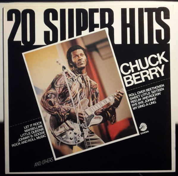 Chuck Berry - 20 Super Hits Album Cover [Metaalprint]