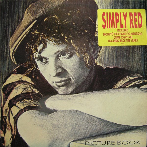 Simply Red - Picture Book Album Cover [Metaalprint]