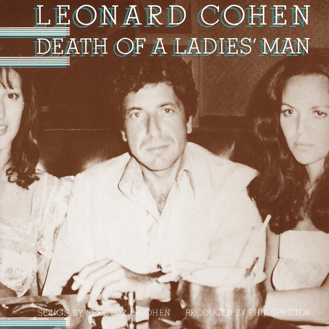 Leonard Cohen - Death Of A Ladies' Man Album Cover [Metaalprint]