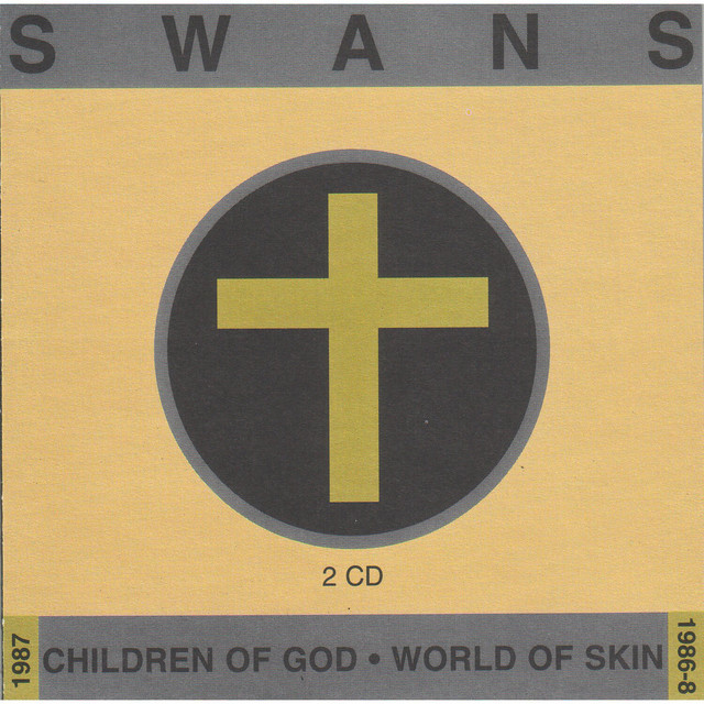 Swans - Children Of God Album Cover [Metaalprint]