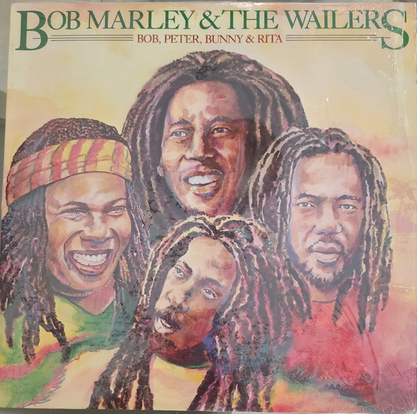 Bob Marley & The Wailers - Bob, Peter, Bunny & Rita Album Cover [Metaalprint]