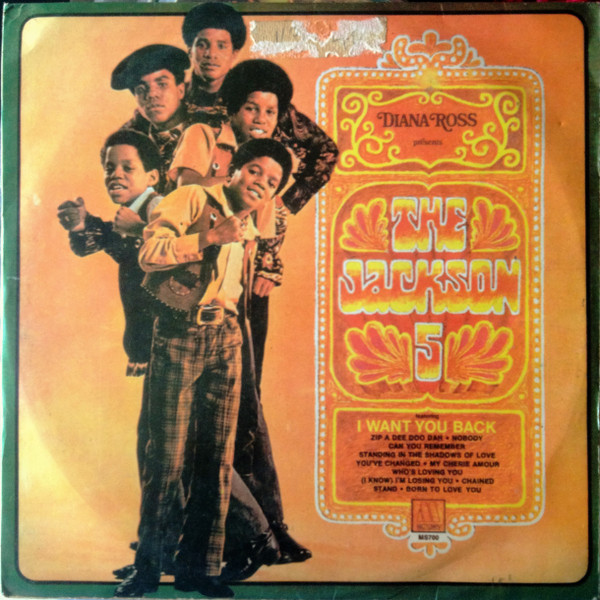 The Jackson 5 - Diana Ross Presents The Jackson 5 Album Cover [Metaalprint]