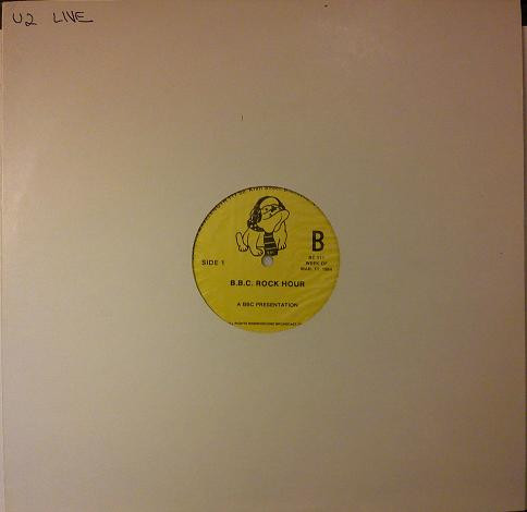 U2 - BBC Rock Hour #511 Version B Album Cover [Metaalprint]