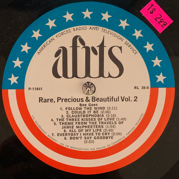 Bee Gees, The Ventures - Rare, Precious & Beautiful Vol. 2 / More Golden Greats Album Cover [Metaalprint]