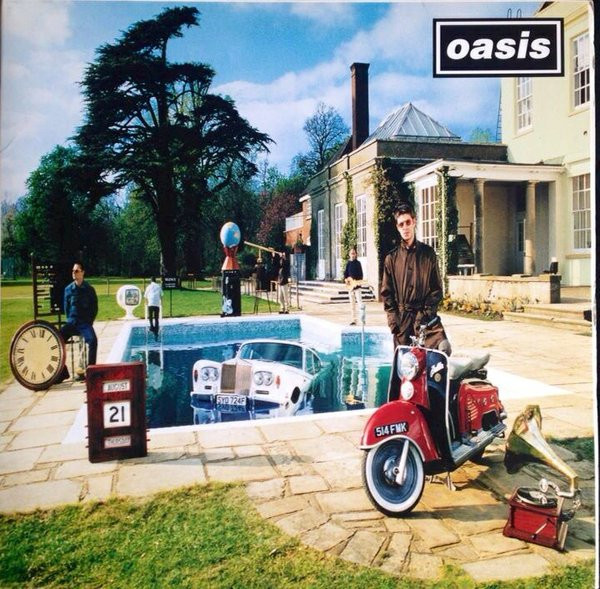 Oasis (2) - Be Here Now Album Cover [Metaalprint]