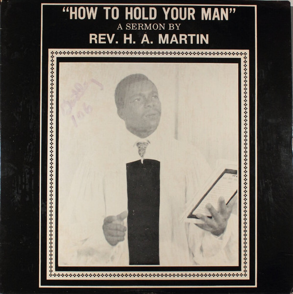 Rev. H. A. Martin - How To Hold Your Man Album Cover [Metaalprint]