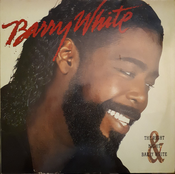 Barry White - The Right Night & Barry White Album Cover [Metaalprint]