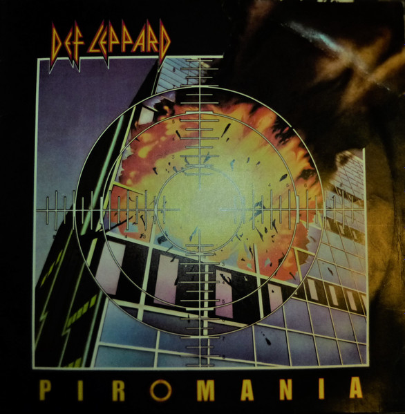 Def Leppard - Piromania Album Cover [Metaalprint]