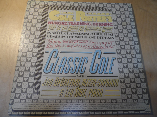 Jan DeGaetani, Leo Smit - Classic Cole Album Cover [Metaalprint]