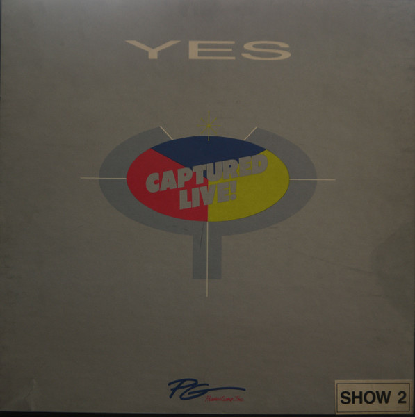 Yes - Captured Live! (Show 2) Album Cover [Metaalprint]